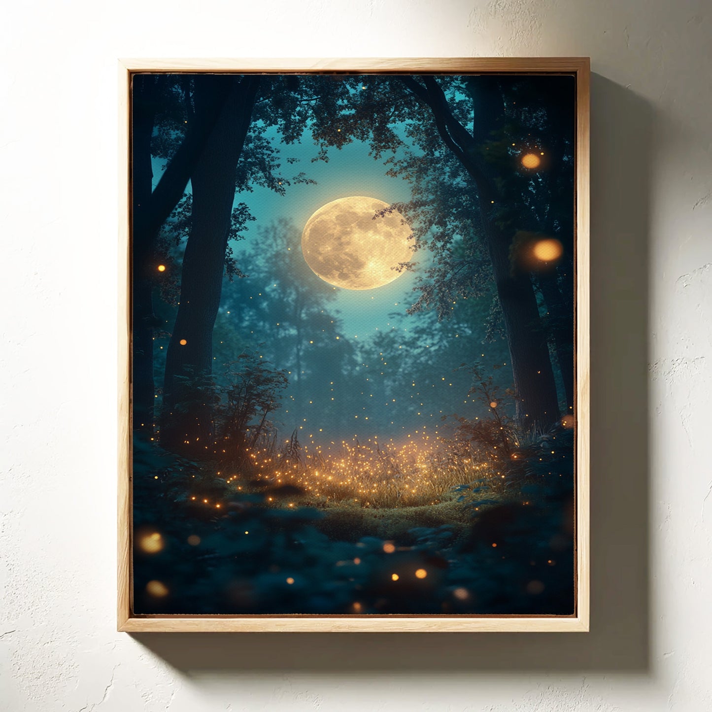 Murmures au clair de lune dans le bosquet