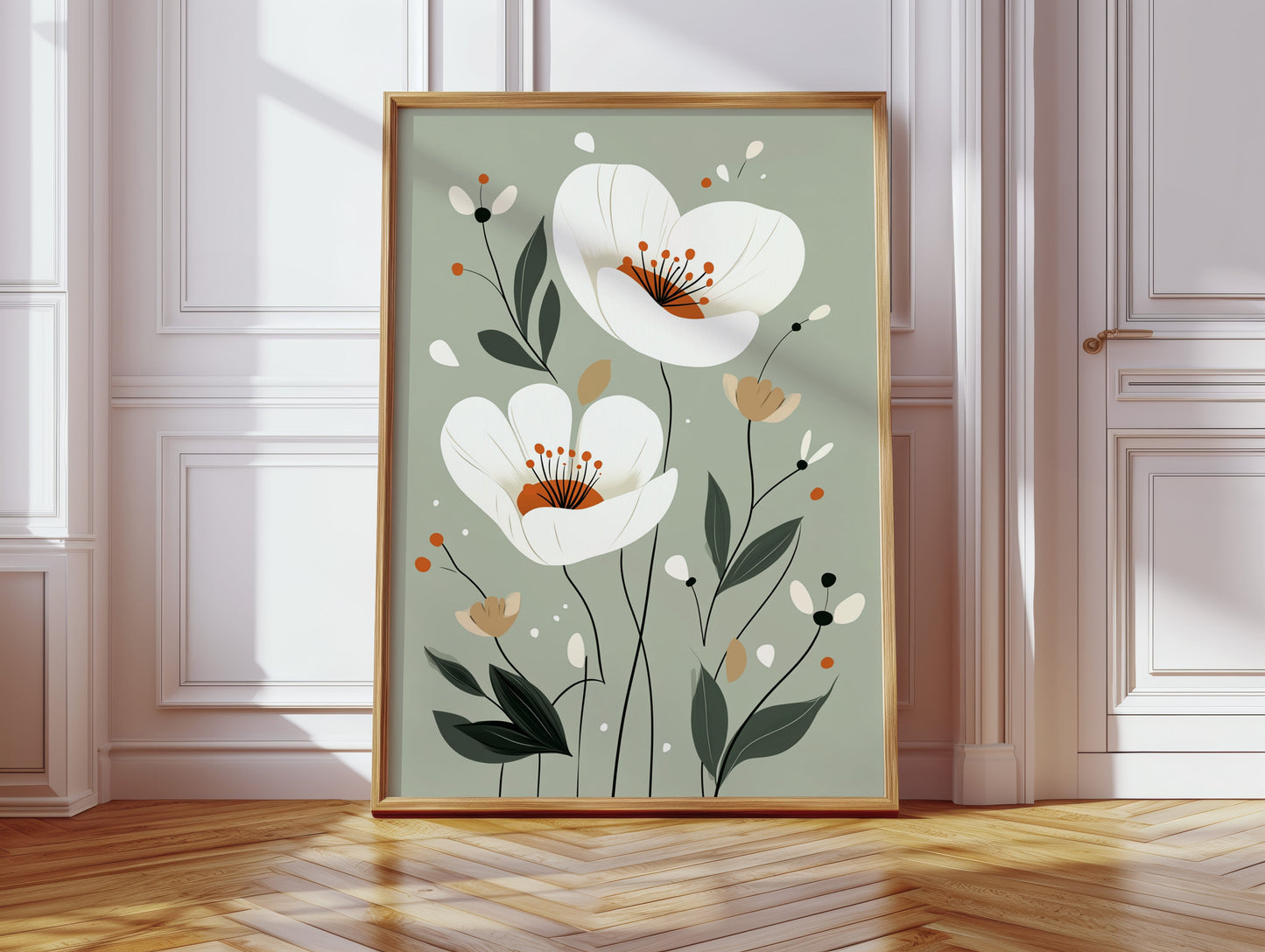 Fleurs Tranquilles - Art Floral Minimaliste