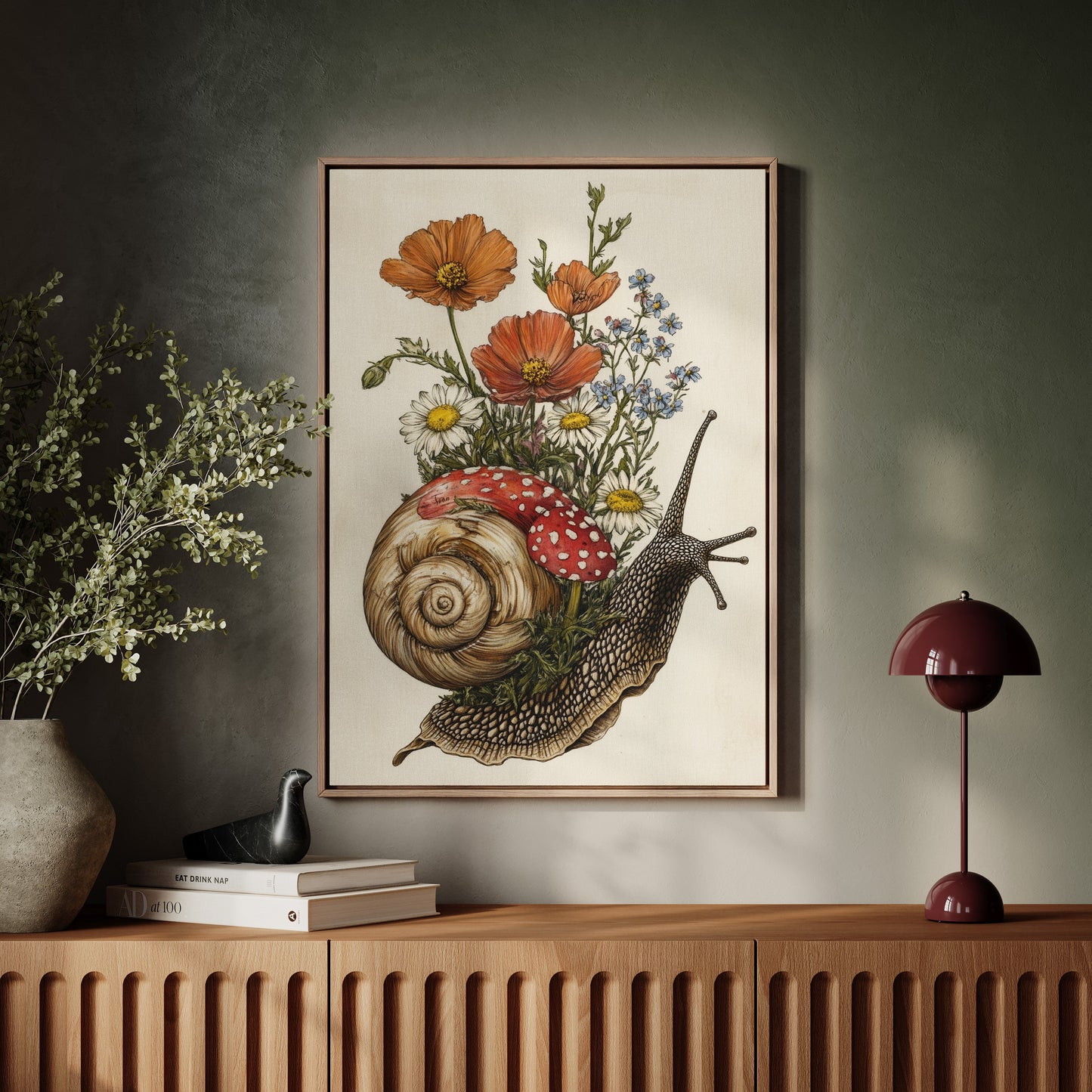 Whimsical Snail Reverie