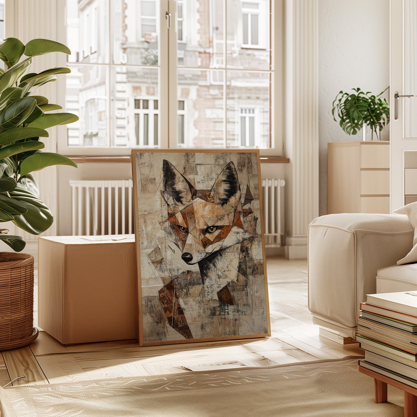 Rêverie rustique du renard