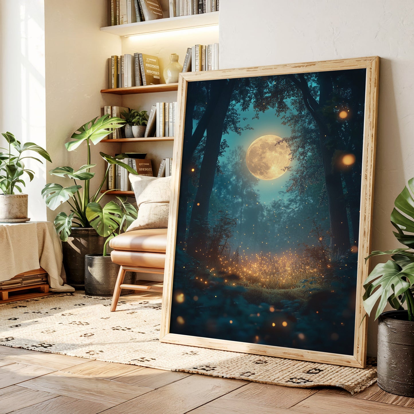 Murmures au clair de lune dans le bosquet