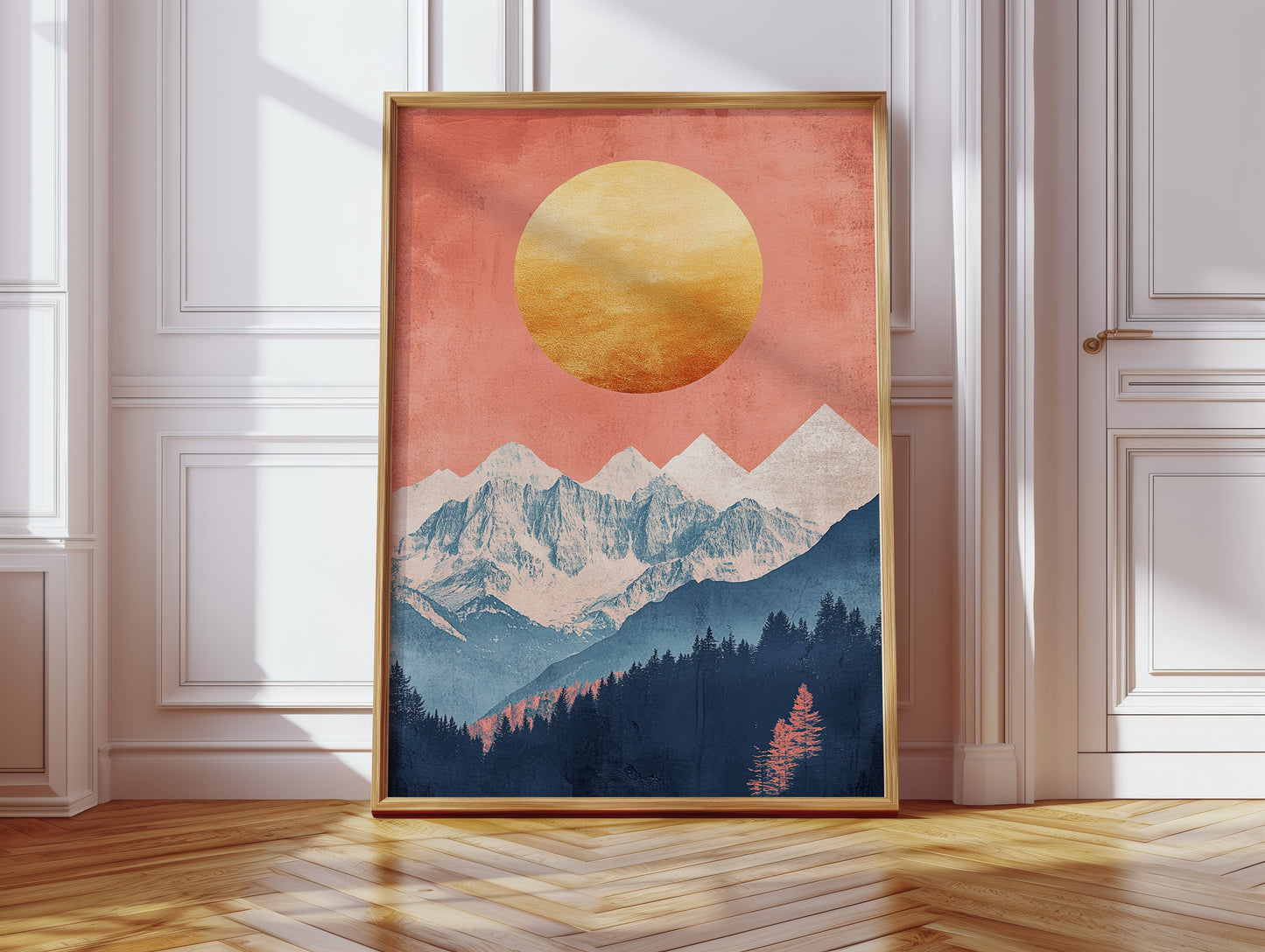Rêverie des cimes ensoleillées