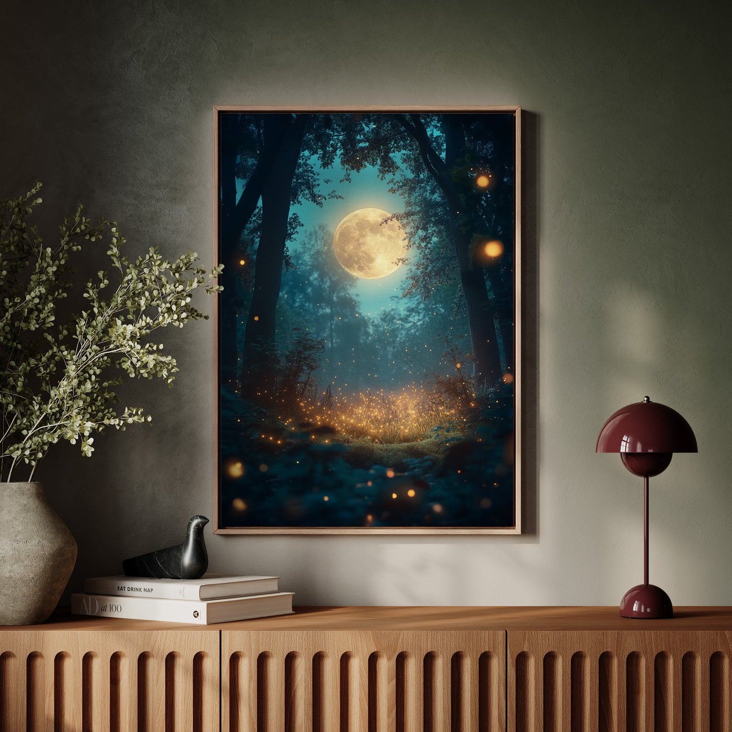 Murmures au clair de lune dans le bosquet