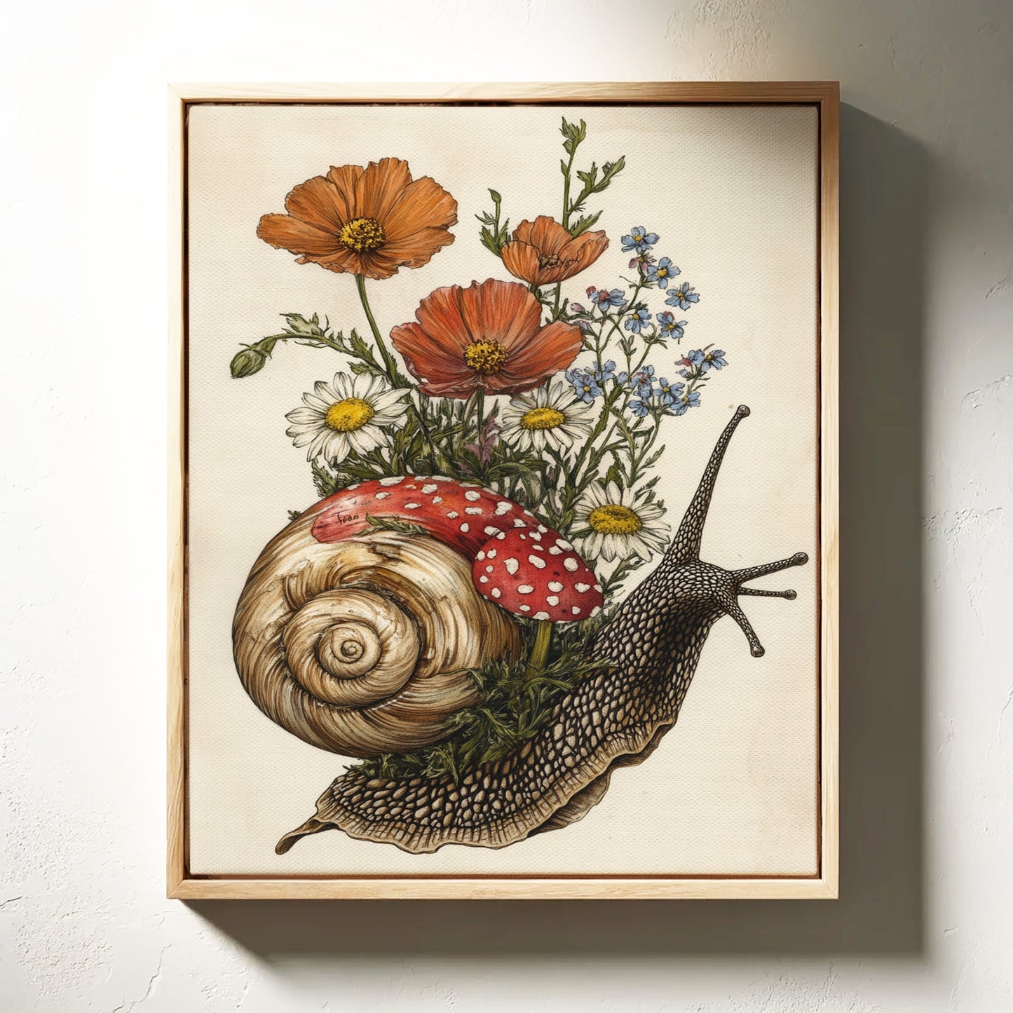 Whimsical Snail Reverie