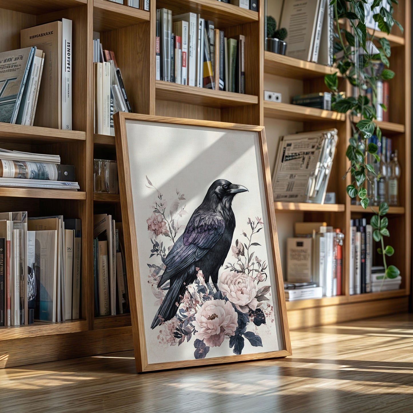 In voller Blüte mit mitternächtlichen Schwingen