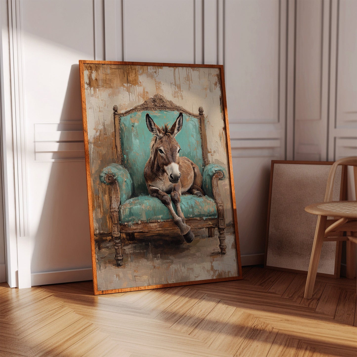 Rêverie de l'âne turquoise