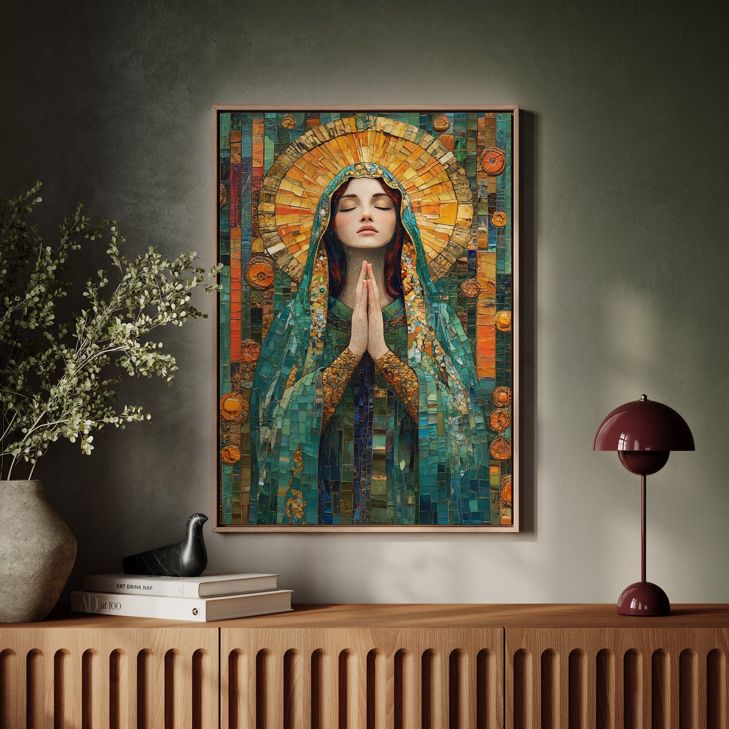 Serenity in Mosaic Light