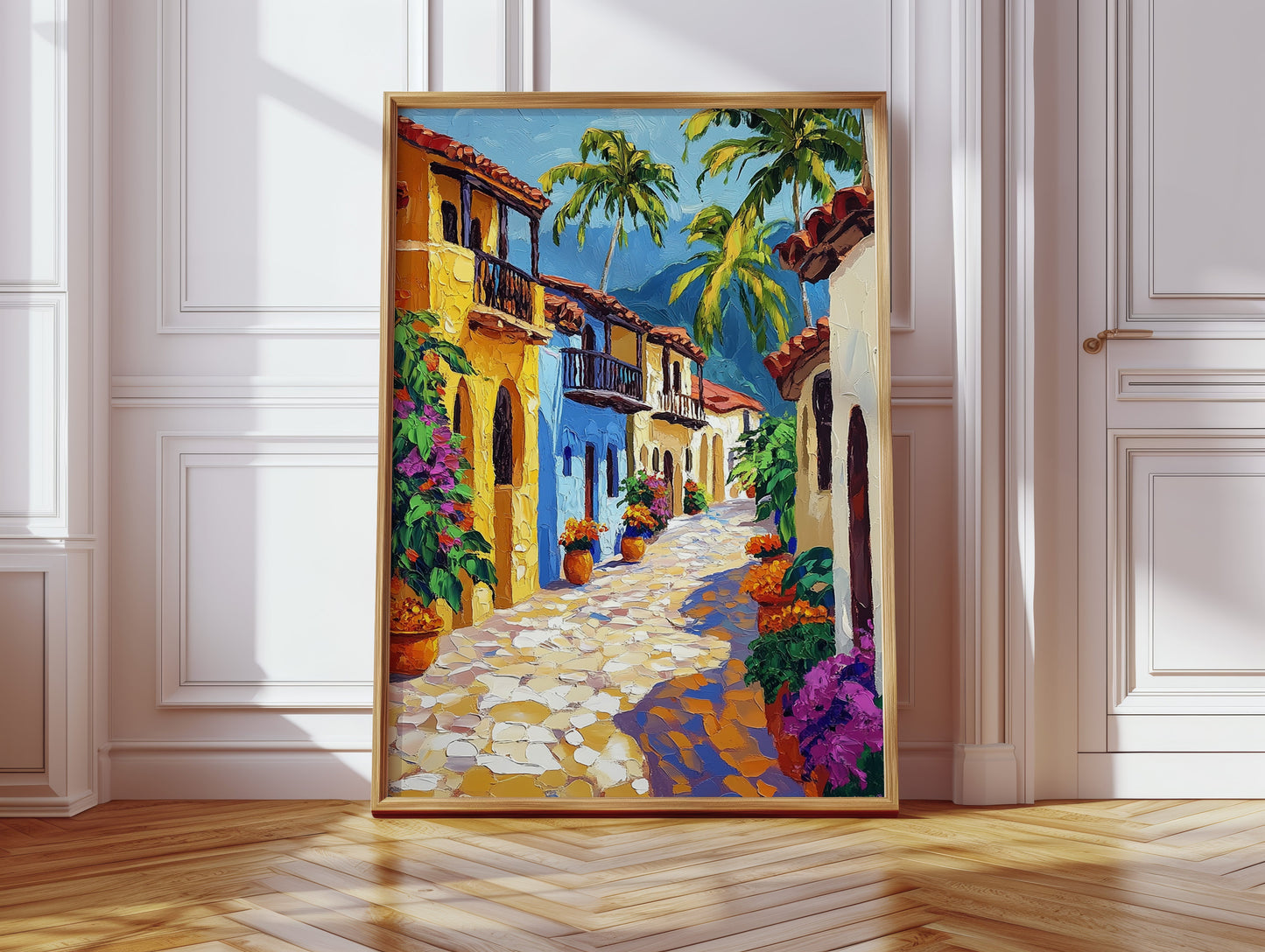 Sunlit Pathways of Color