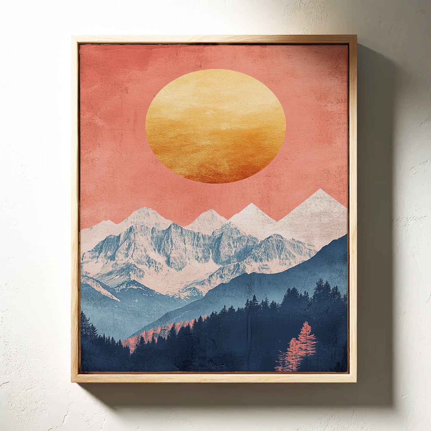 Rêverie des cimes ensoleillées