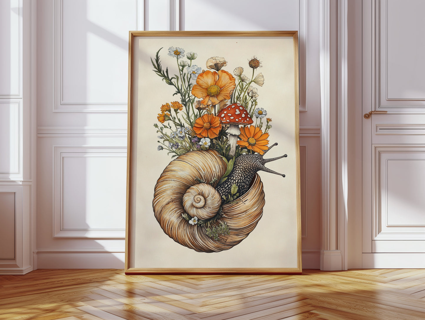Éclosion de rêverie dorée