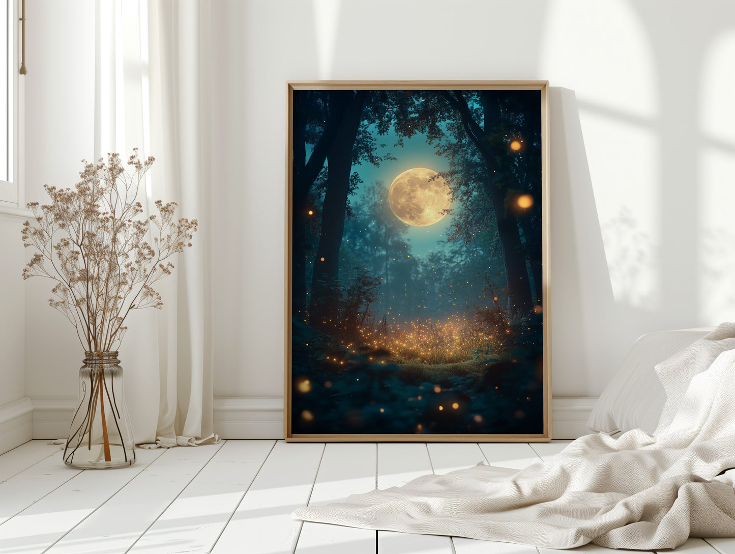 Murmures au clair de lune dans le bosquet