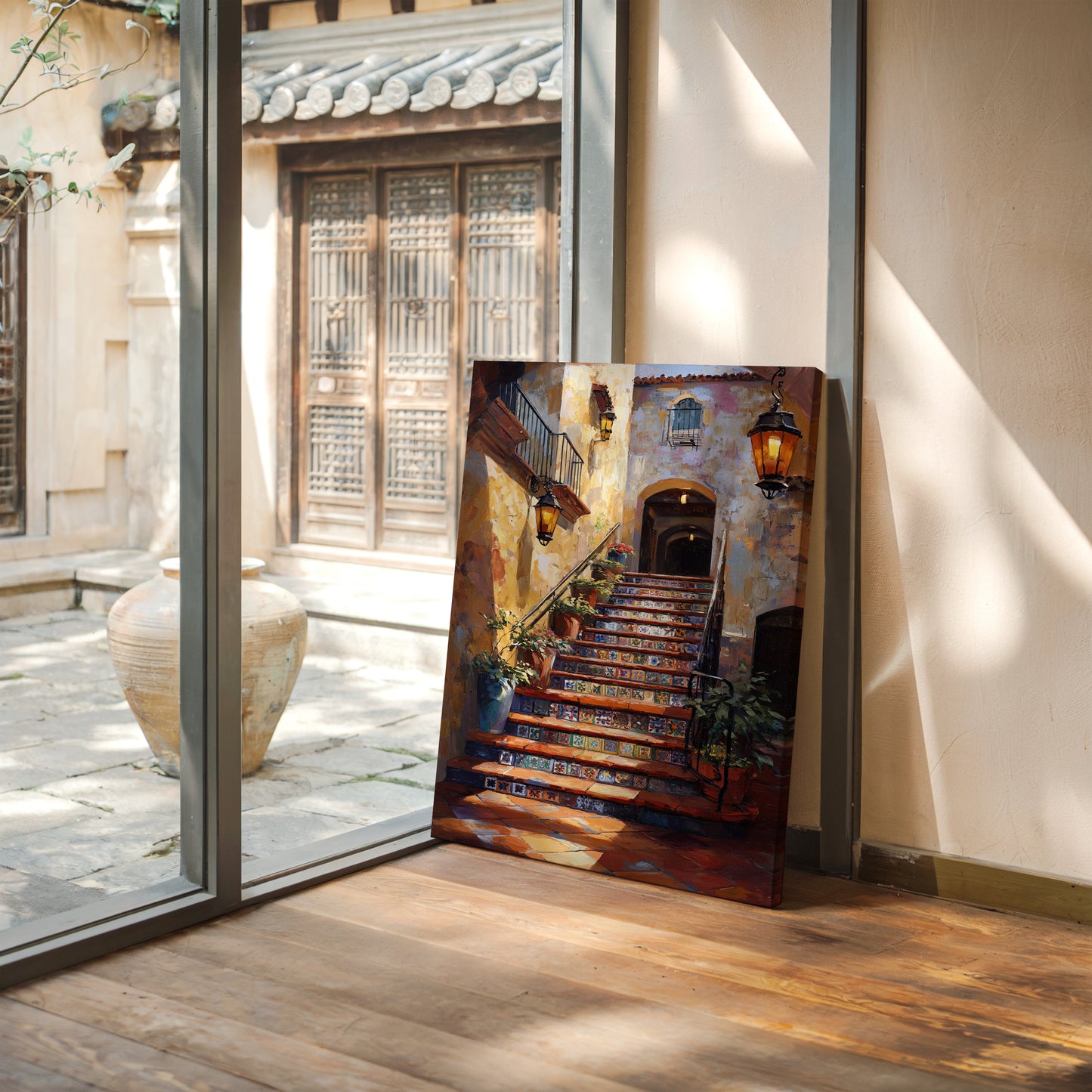Steps Adorned in Colorful Tales