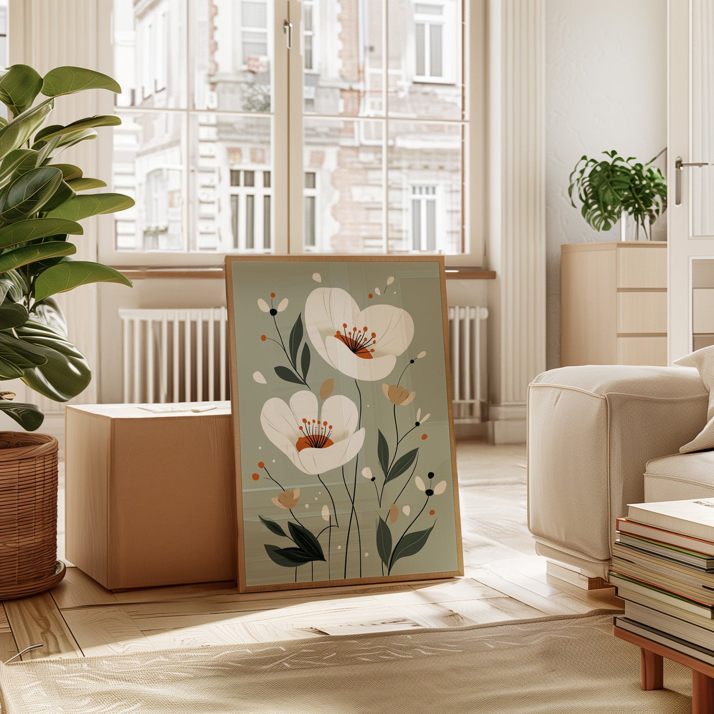 Fleurs Tranquilles - Art Floral Minimaliste