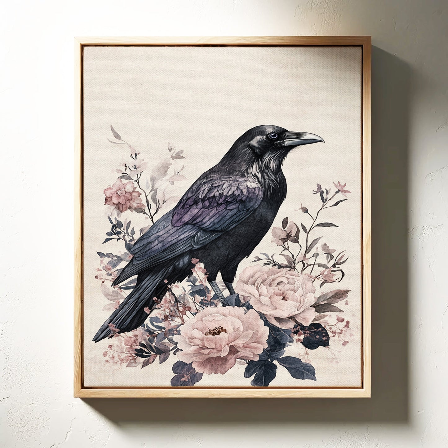 In voller Blüte mit mitternächtlichen Schwingen