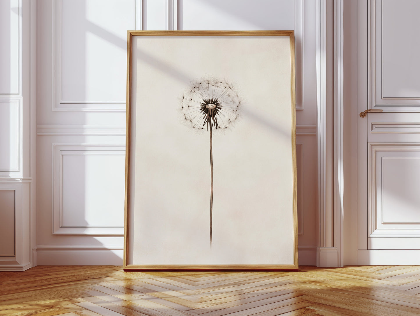 Sepia Dandelion Dreamscape