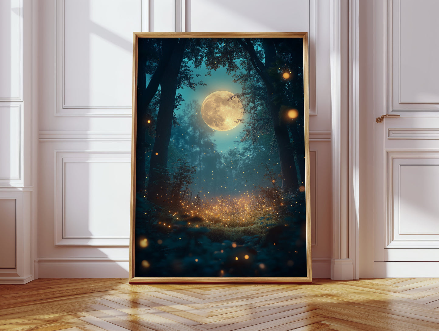 Murmures au clair de lune dans le bosquet