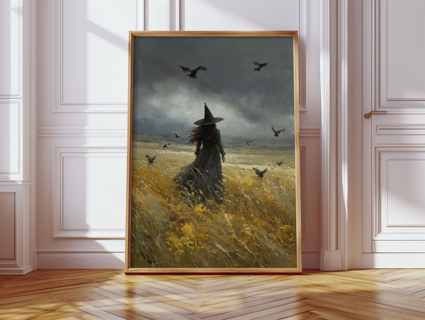 Quand les corbeaux dansent avec le vent