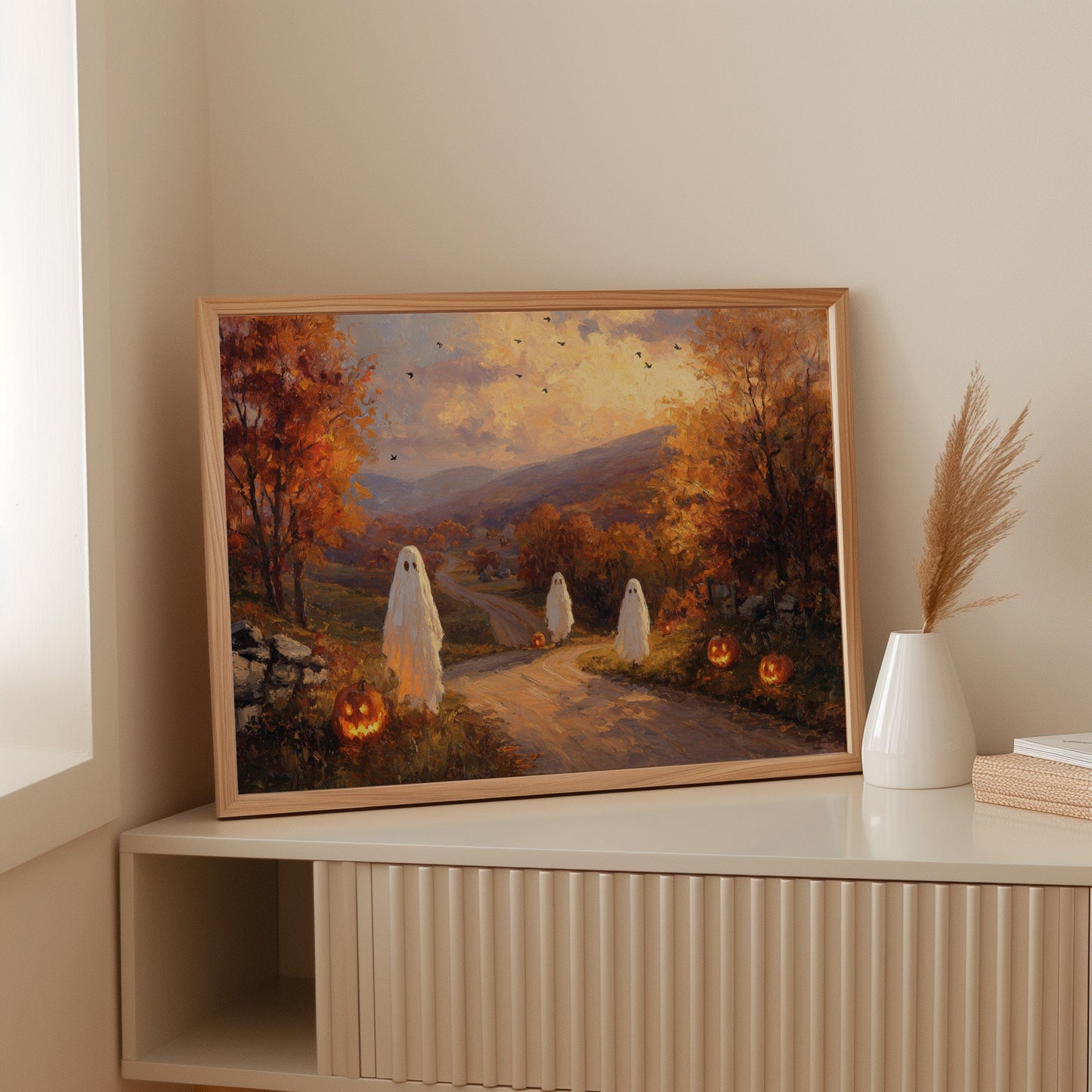 Unter dem goldenen Schleier des Herbstes