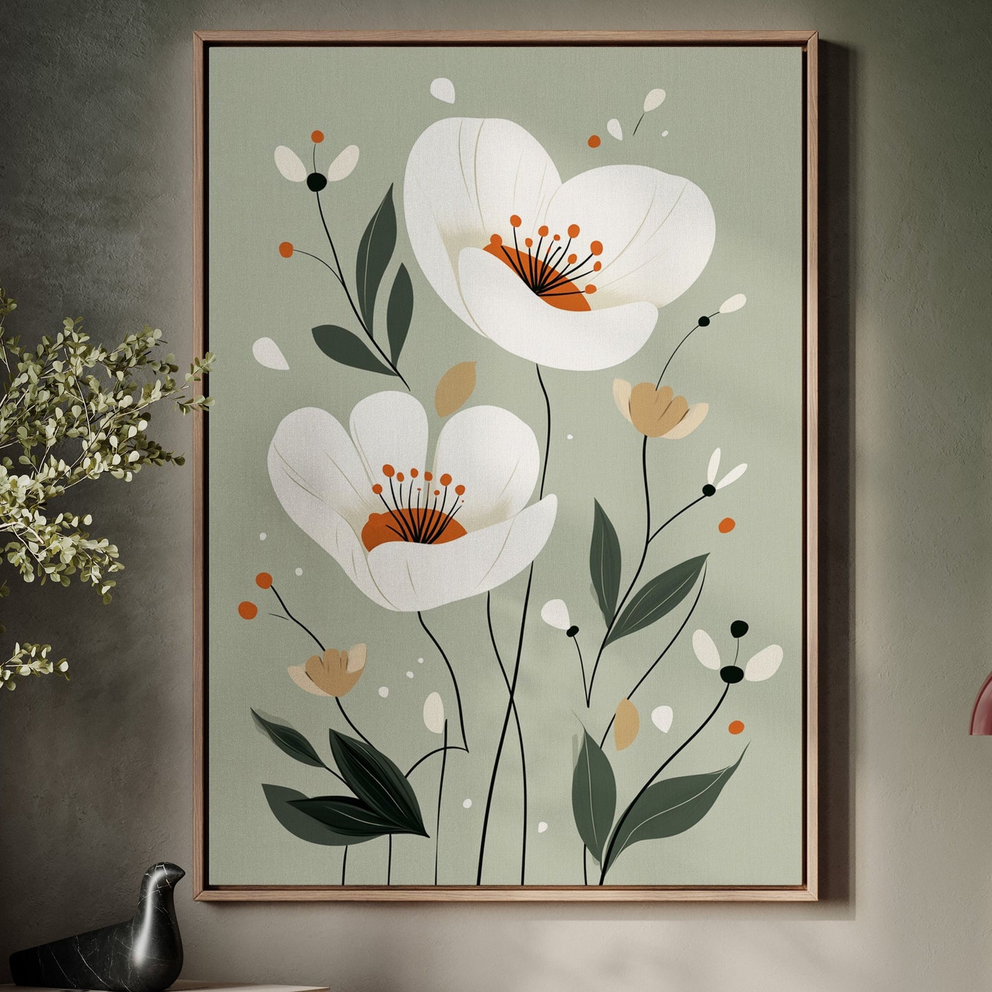 Fleurs Tranquilles - Art Floral Minimaliste
