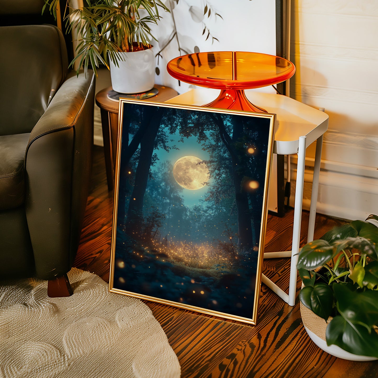 Murmures au clair de lune dans le bosquet