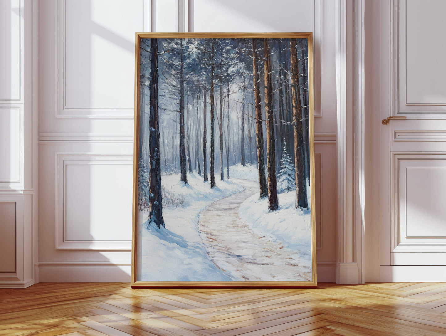 A Path Through Winter's Embrace