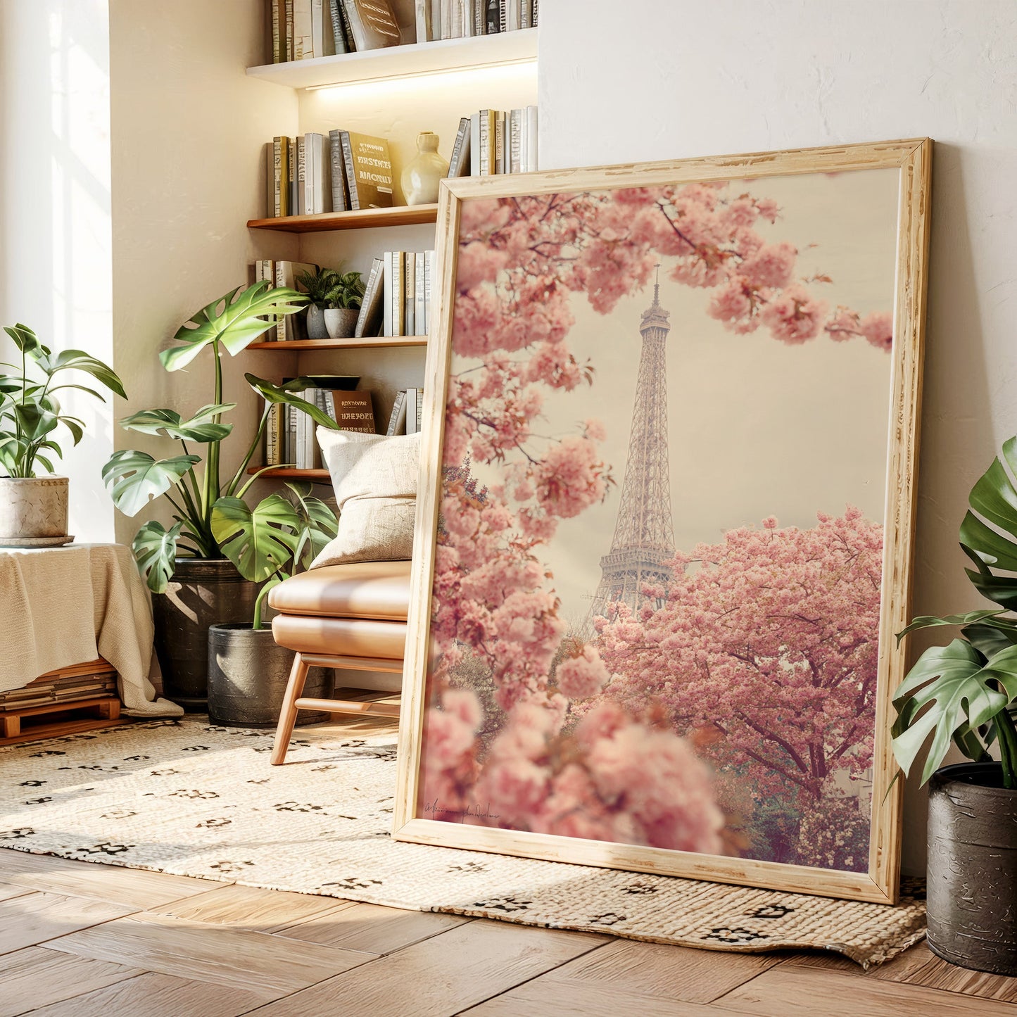 Blüten tanzen unter Pariser Himmeln