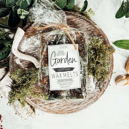 Secret Garden XL Natural Wax Melts 4 Extra Large Citrus Berry Coconut Cubes