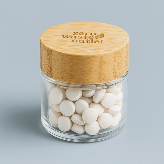 Pot en verre pour pastilles dentaires - Vide