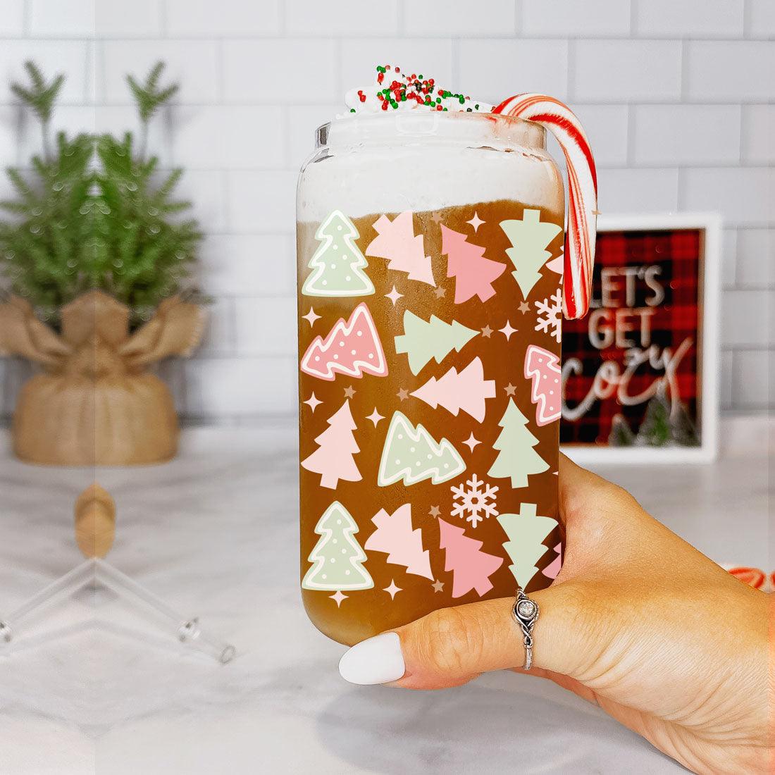 Holiday Funny Insulated Tumbler 17oz Tree Tops Glisten Children Don't Listen Coffee Cup