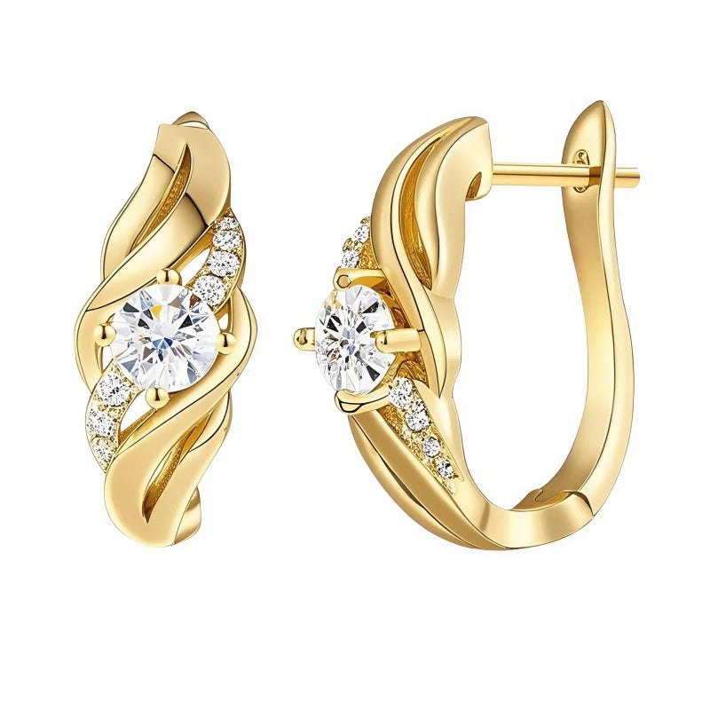 925 Sterling Silber 0.5 Karat Moissanit Ohrstecker für Paare Frauen Männer