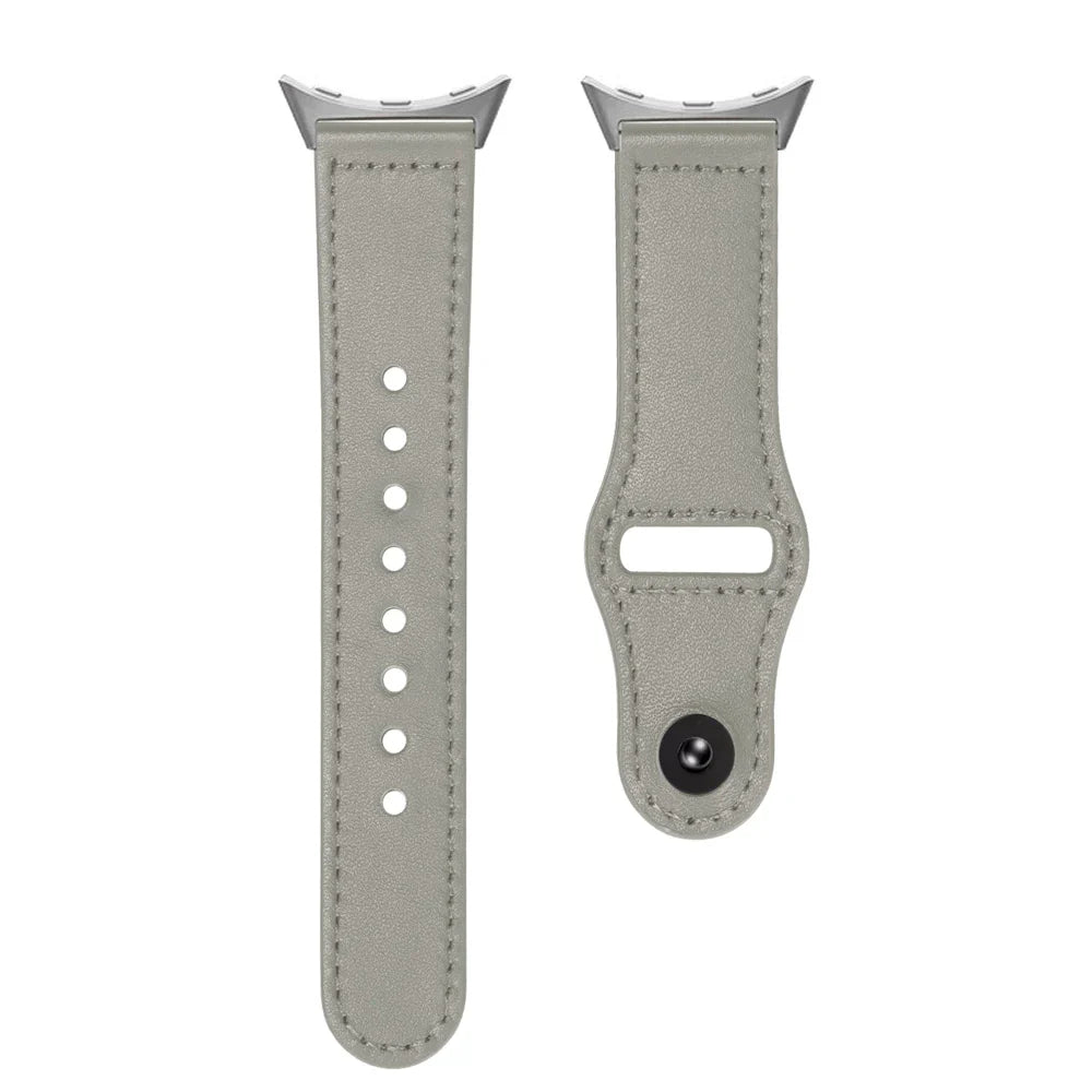 Bracelet en cuir Google Pixel Watch 1-4 41mm 45mm - Fin