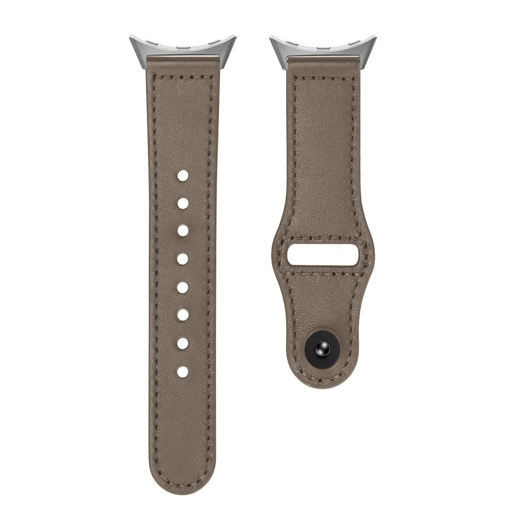 Bracelet en cuir Google Pixel Watch 1-4 41mm 45mm - Fin