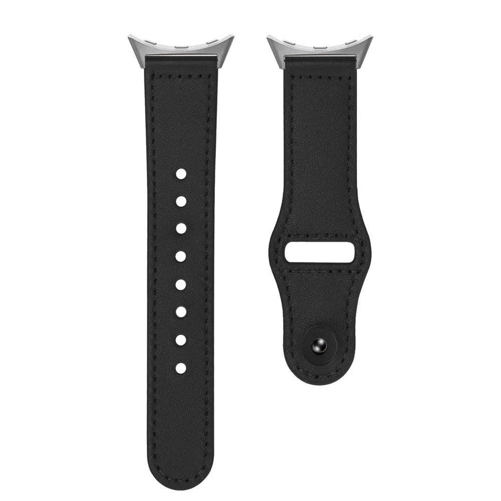 Bracelet en cuir Google Pixel Watch 1-4 41mm 45mm - Fin