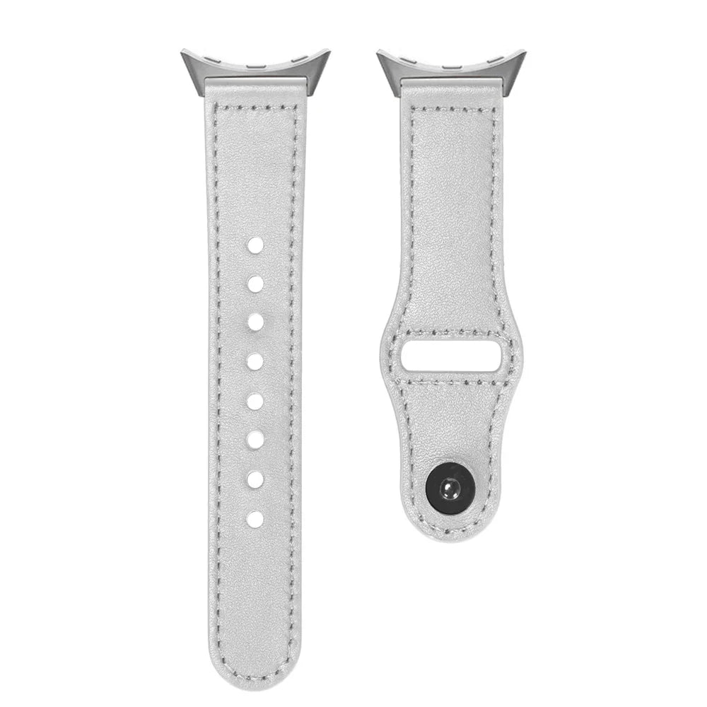 Bracelet en cuir Google Pixel Watch 1-4 41mm 45mm - Fin