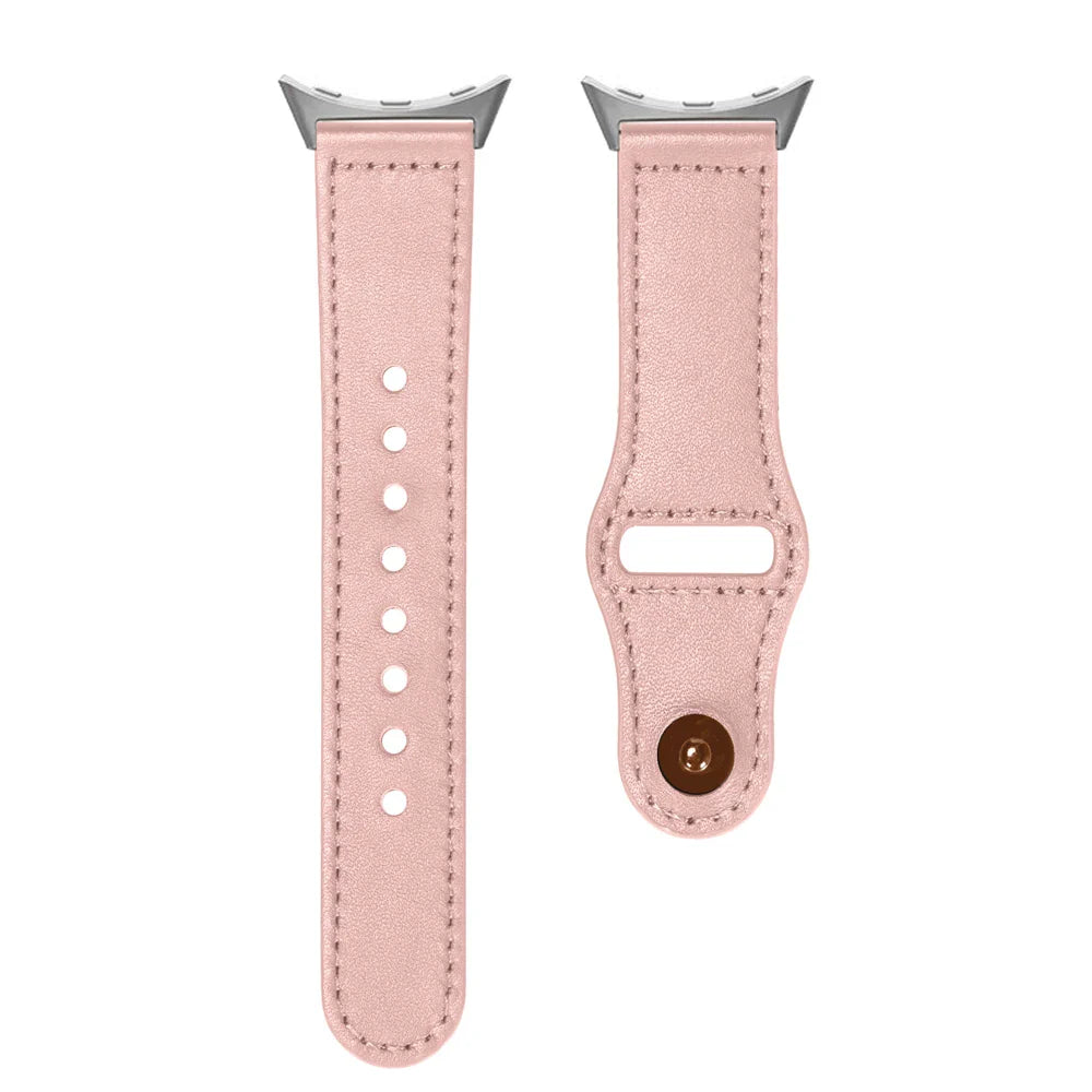 Bracelet en cuir Google Pixel Watch 1-4 41mm 45mm - Fin