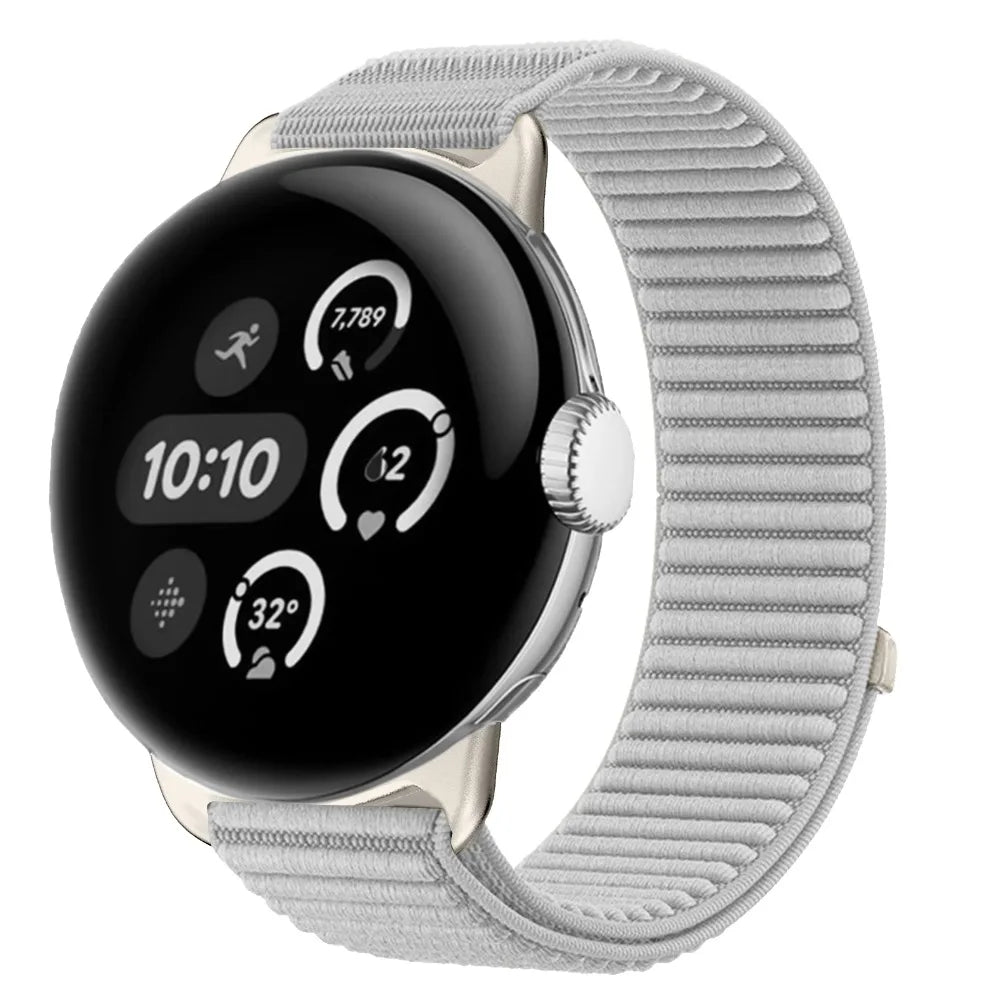 Bracelet en nylon respirant Google Pixel Watch 1 2 3 4 41mm 45mm