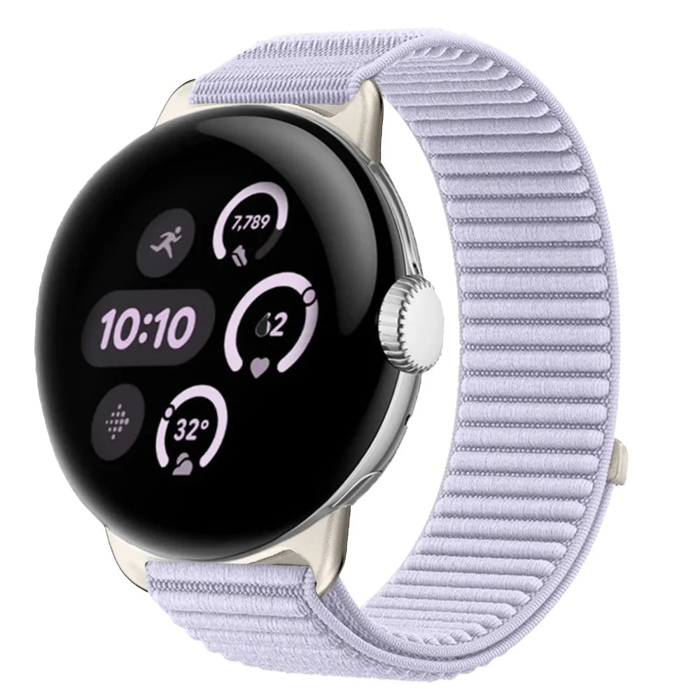 Bracelet en nylon respirant Google Pixel Watch 1 2 3 4 41mm 45mm
