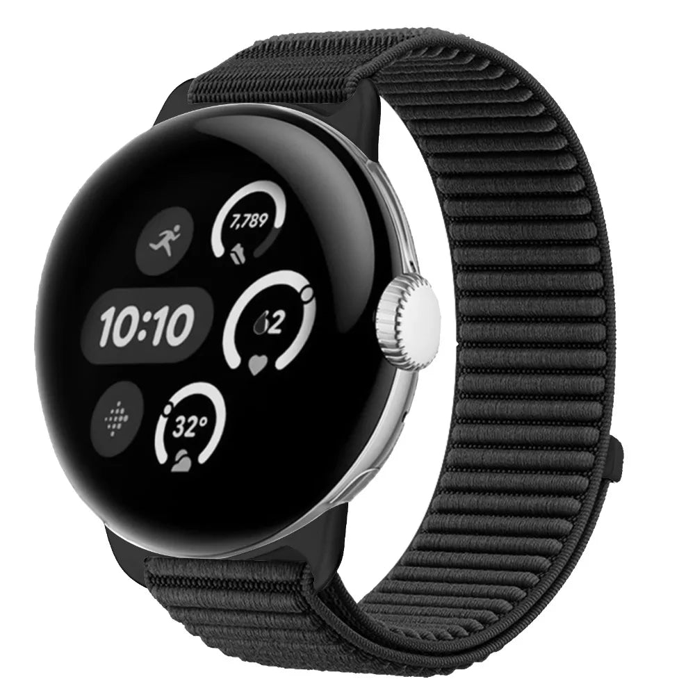 Bracelet en nylon respirant Google Pixel Watch 1 2 3 4 41mm 45mm