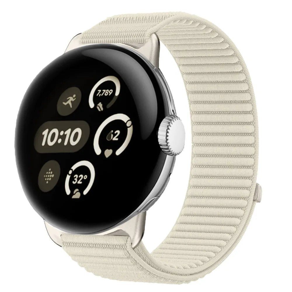 Bracelet en nylon respirant Google Pixel Watch 1 2 3 4 41mm 45mm