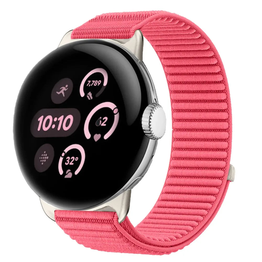 Bracelet en nylon respirant Google Pixel Watch 1 2 3 4 41mm 45mm