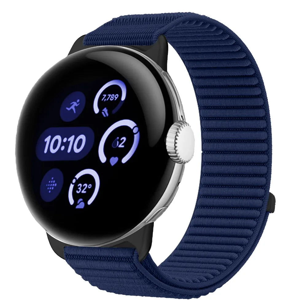 Bracelet en nylon respirant Google Pixel Watch 1 2 3 4 41mm 45mm