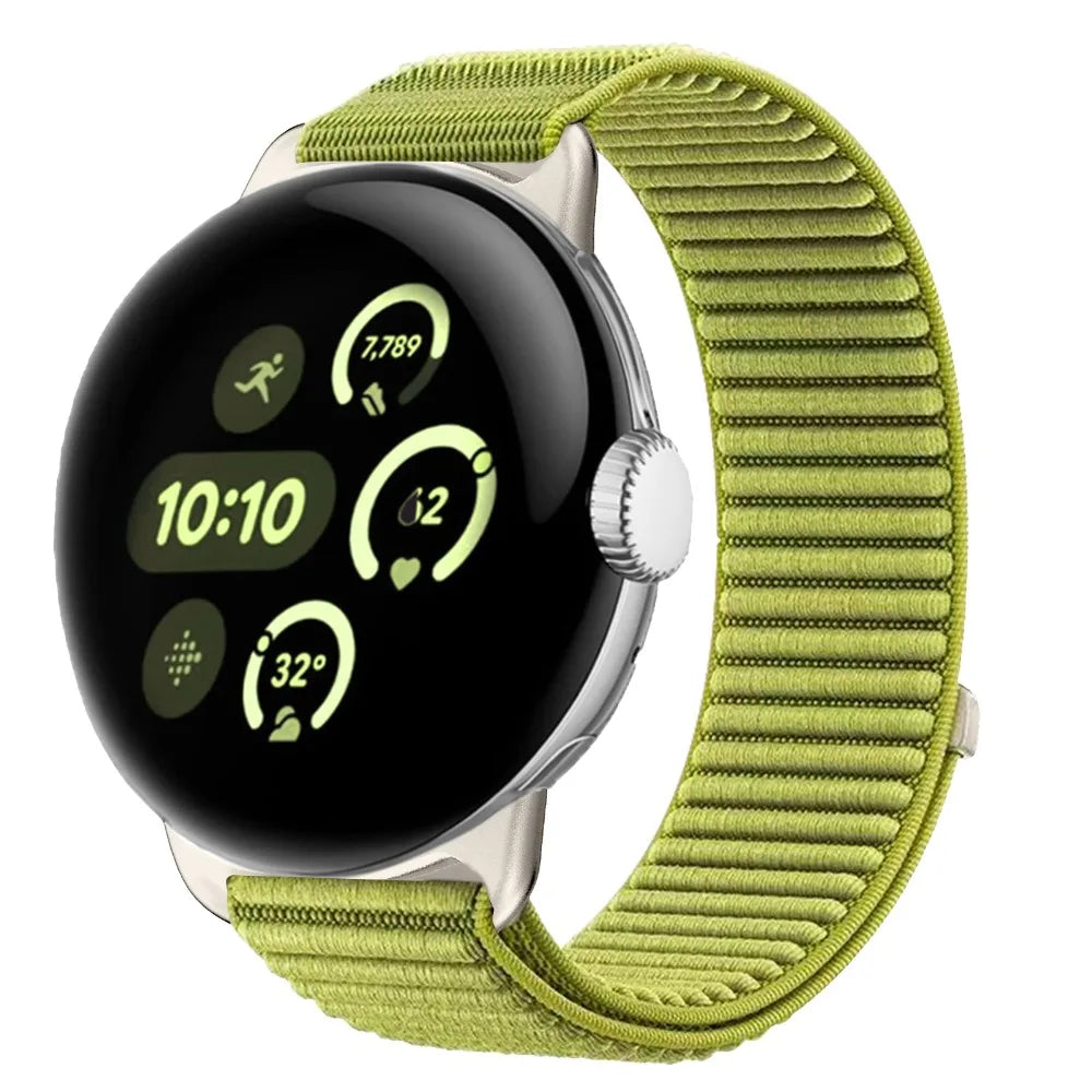 Bracelet en nylon respirant Google Pixel Watch 1 2 3 4 41mm 45mm