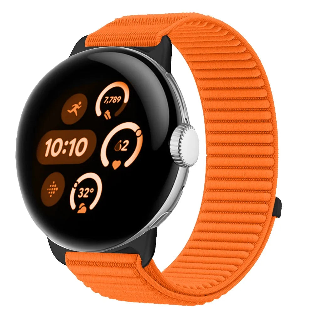 Bracelet en nylon respirant Google Pixel Watch 1 2 3 4 41mm 45mm