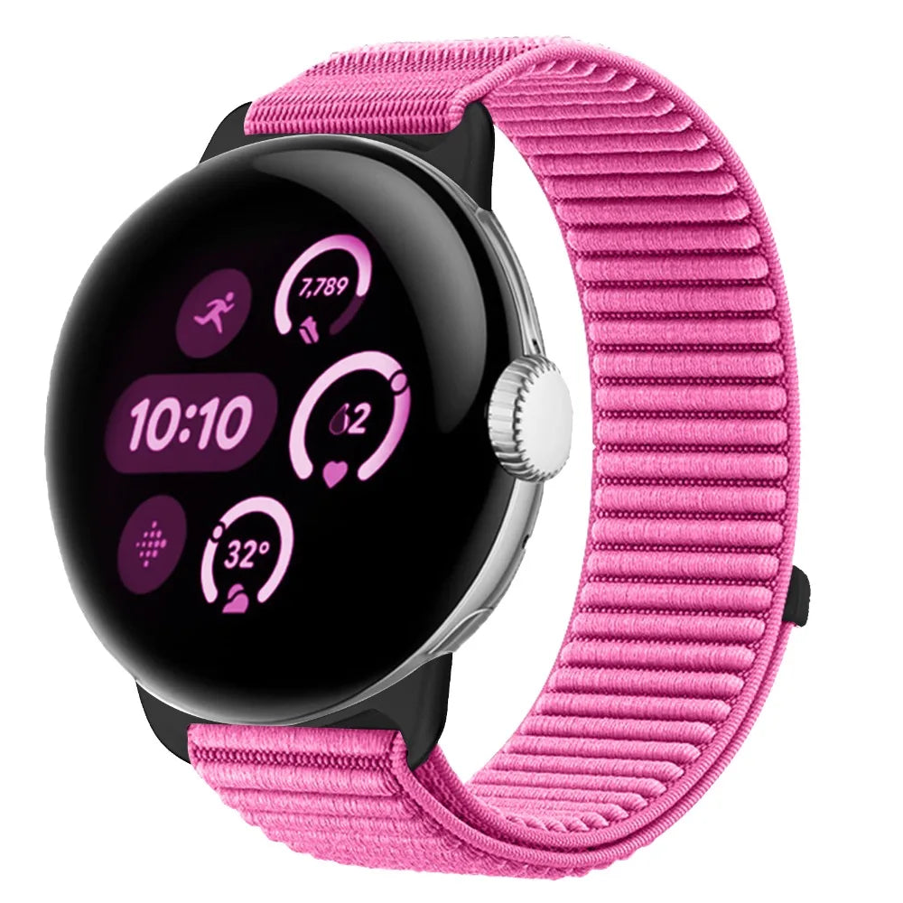 Bracelet en nylon respirant Google Pixel Watch 1 2 3 4 41mm 45mm