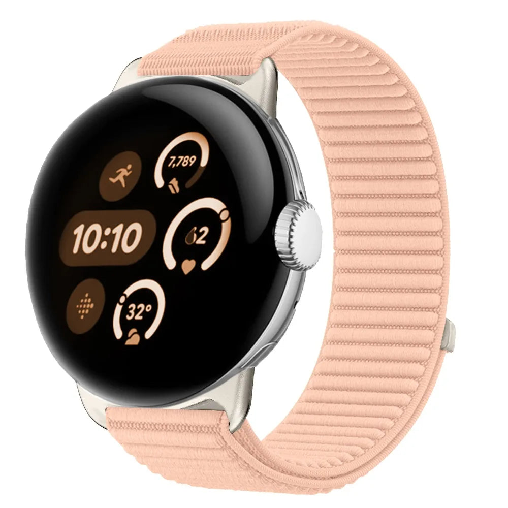 Bracelet en nylon respirant Google Pixel Watch 1 2 3 4 41mm 45mm