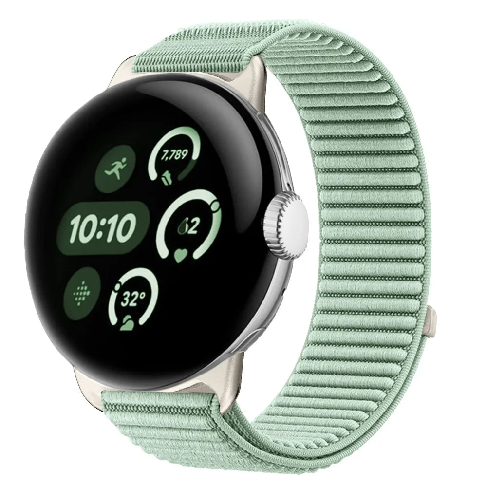 Bracelet en nylon respirant Google Pixel Watch 1 2 3 4 41mm 45mm