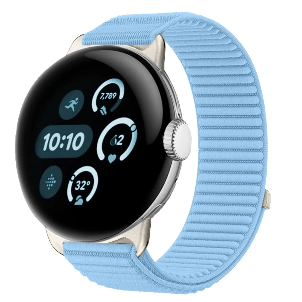 Bracelet en nylon respirant Google Pixel Watch 1 2 3 4 41mm 45mm