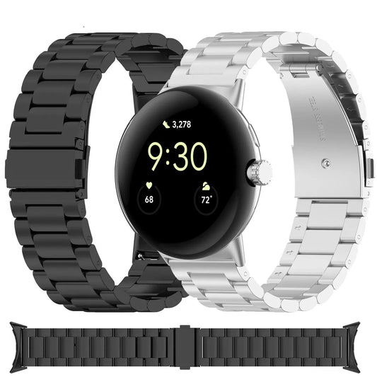 Bracelet en Acier Inoxydable pour Pixel 1 2 3 4 41mm 45mm - Élégant