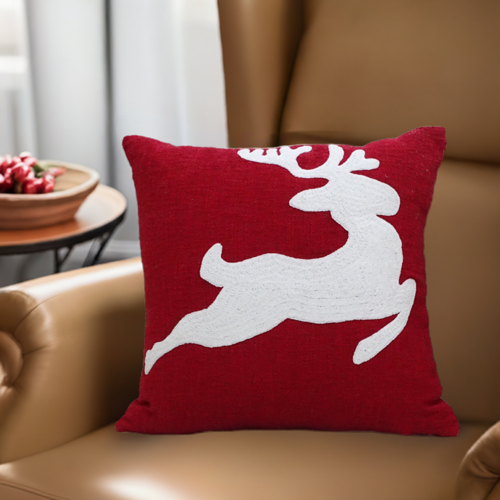Vibhsa Christmas Decorative Throw Pillow for Christmas  20" x 20"