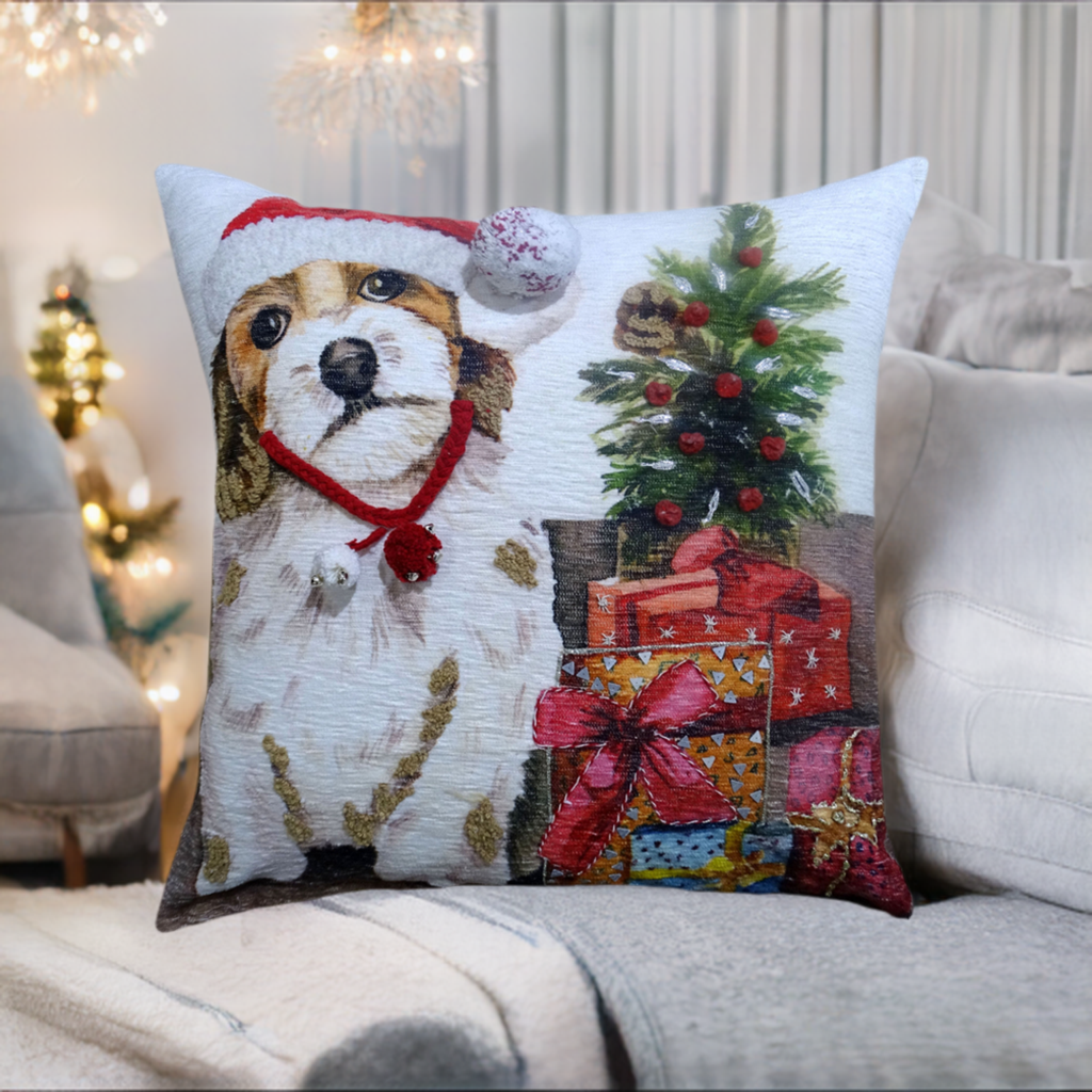 Vibhsa Christmas Decorative Throw Pillow for Christmas  20" x 20"